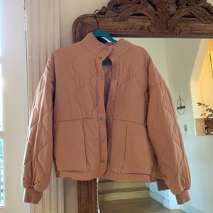 Blank NYC Pink Quilted Jacket